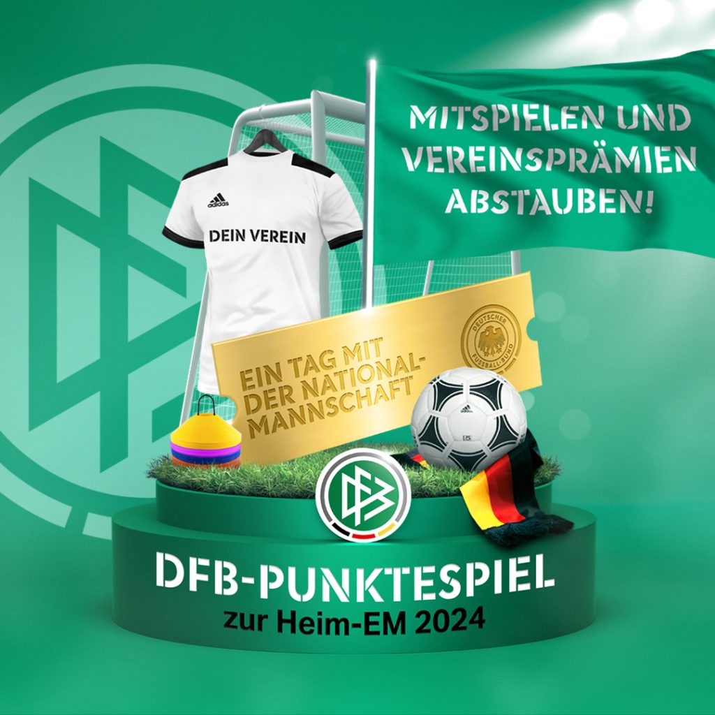 “DFB-Punktespiel”: Start der Vereinsaktion zur EURO 2024