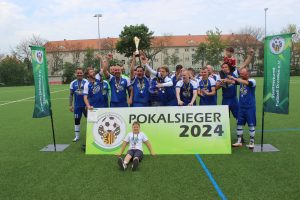 Dresdner Fußballlöwen verteidigen den Pokaltitel im Freizeitsport